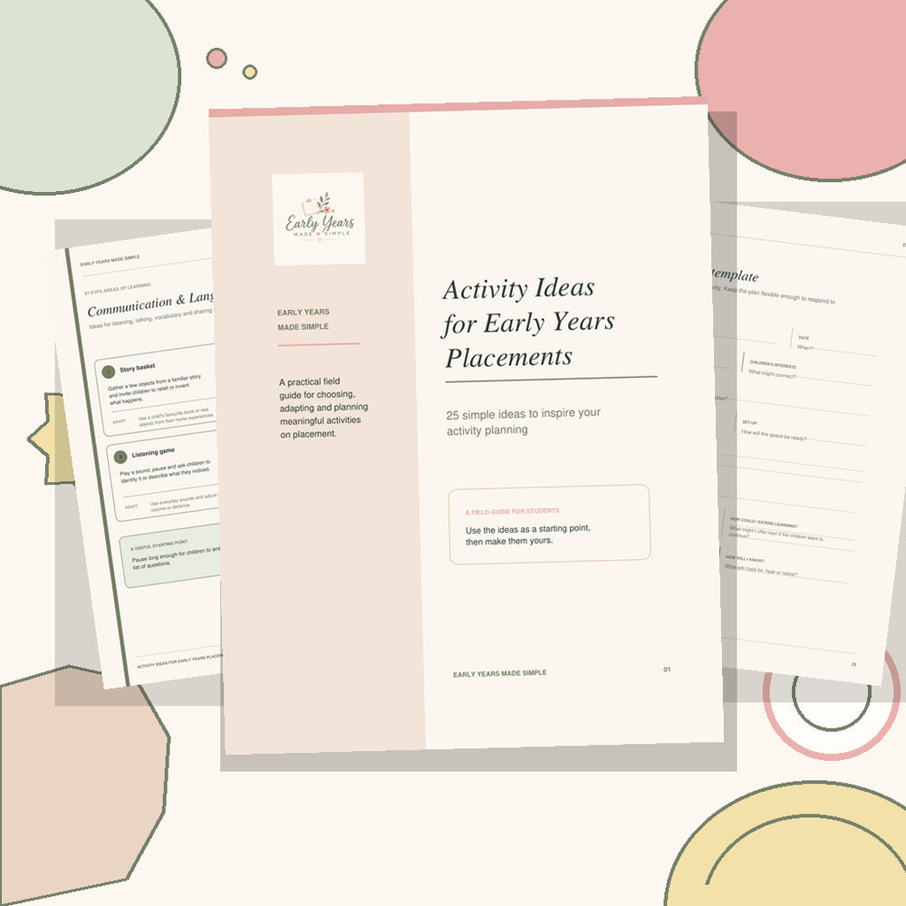 25 Activity Ideas for Placement